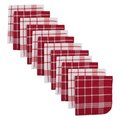 Design Imports Red Waffle Weave Dishcloth 70081A